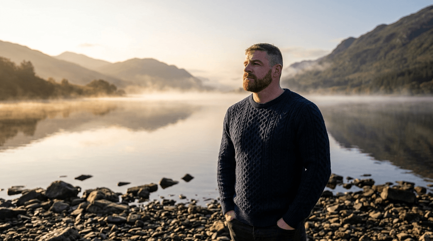 Alistair by a Scottish loch