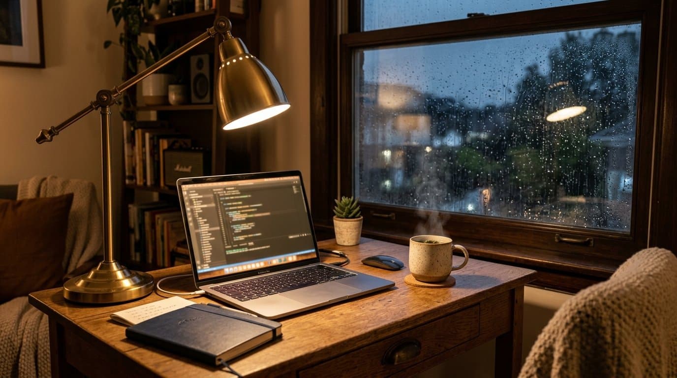 Client joining an online life coaching call from home in the UK