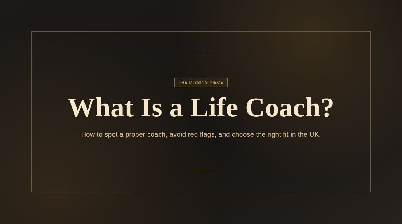 Alistair Johnstone, lifestyle coach, in a focused one-to-one coaching session