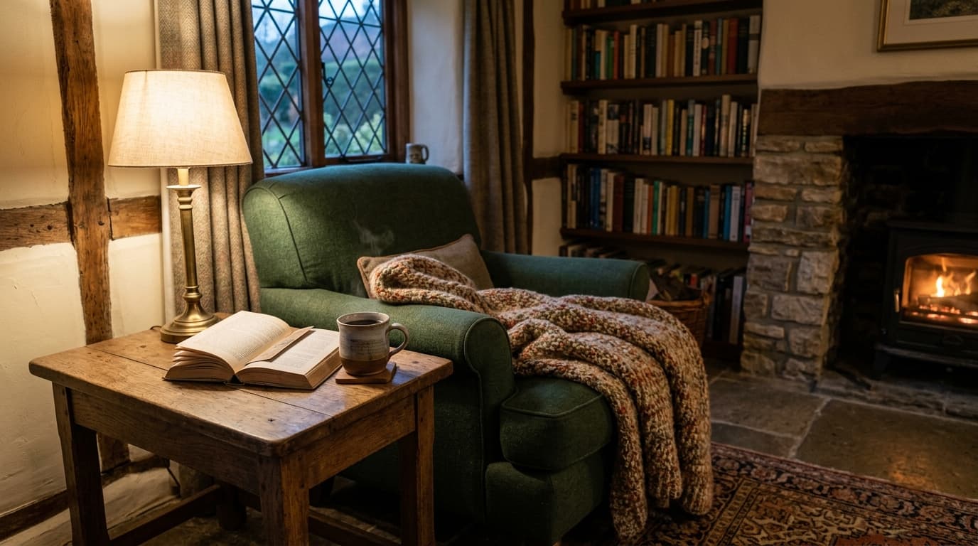 Person sitting with a journal and coffee, rebuilding connection after a period of loneliness